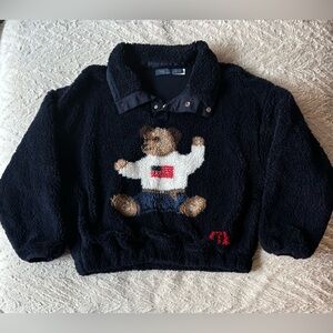 Polo Ralph Lauren Vintage Polo Bear Fleece Sweatshirt M